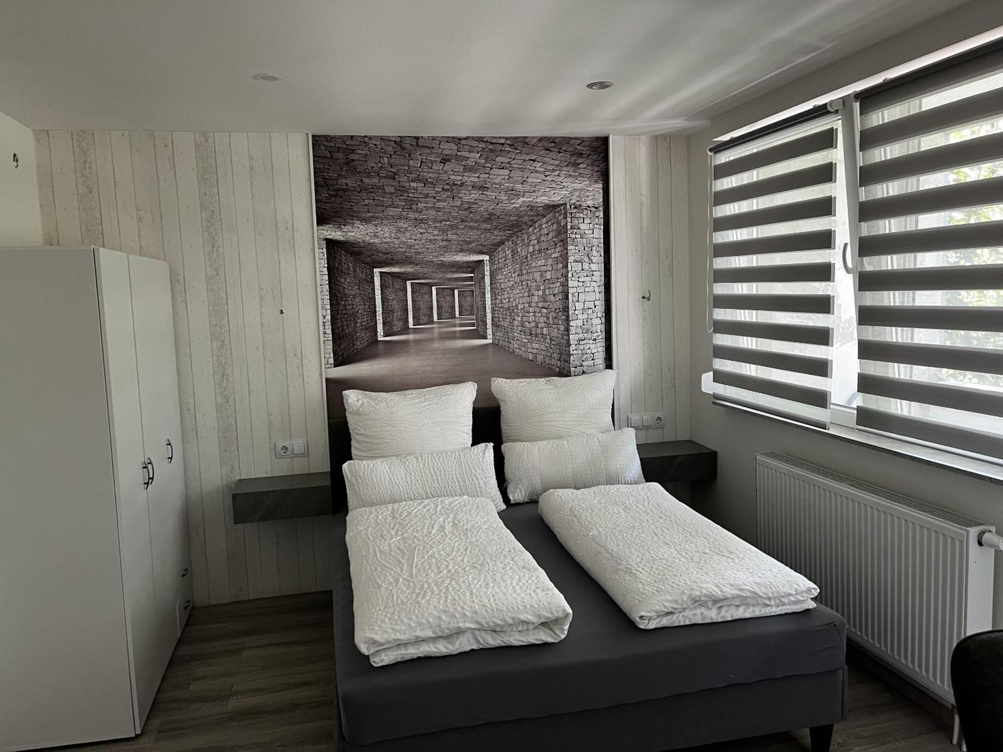 Messe-Hotelzimmer-Einzimmerappartement Leverkusen Kamer foto